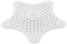 Sitko do odpływu Starfish białe