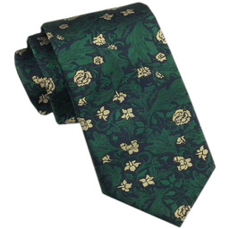 Elegancki Męski Krawat - Alties - Zielony, Wzór