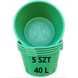 Kastra okrągła Budowlana zielona Donica na Borówkę rośliny