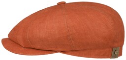 Kaszkiet Lniany Hatteras by Stetson, pomarańczowy-czerwony
