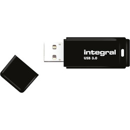 Integral Flashdrive 128 GB USB3.0 czarny, wzór Snap-on