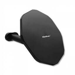 Qoltec DVB-T2 VHF/UHF czarna