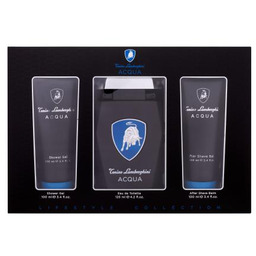 Lamborghini Acqua zestaw Edt 125 ml + Żel