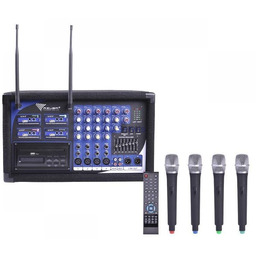 PA-180 UHF Mikrofon 4 kanały (4 mikrofony