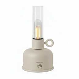 Lampka naftowa LED Vintage FLR-05 jasny beż aku