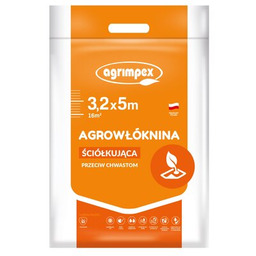 AGRIMPEX Agrowłóknina ściółkująca A0072 3.2 x 5 m