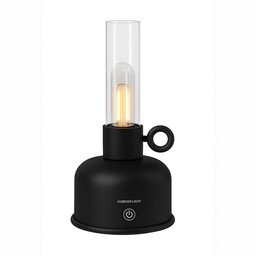Lampka naftowa LED Vintage FLR-02 czarna aku ładowalna