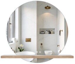 Tutumi LUSTRO ŚCIENNE LED Z PÓŁKĄ 60cm 102