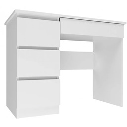 Edinos N Białe skandynawskie biurko z szufladami E7-M07