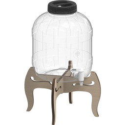 BROWIN Słoik z kranikiem 8 L + stojak