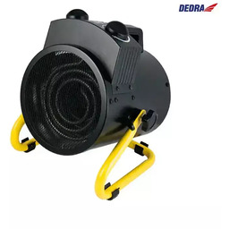 DEDRA DED9931B Nagrzewnica elektryczna 3kW okrągła czarna, farelka