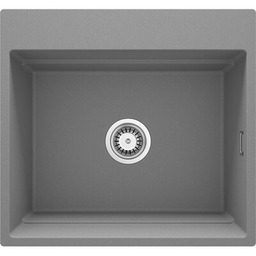 DEANTE Zlewozmywak jednokomorowy Magnetic ZRM S10A Szary metaliczny