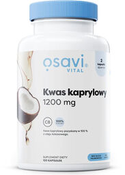 Osavi Vital Kwas kaprylowy 1200 mg, 120 kapsułek