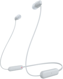 Sony - Douszne słuchawki bezprzewodowe WI-C100 białe