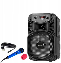 Głośnik Karaoke Bluetooth Usb Mikrofon Kabel Usb