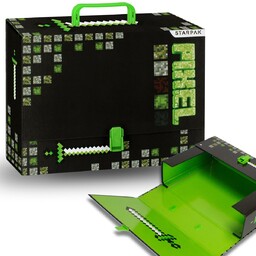 Pixel Game Czarna teczka z rączką, teczka