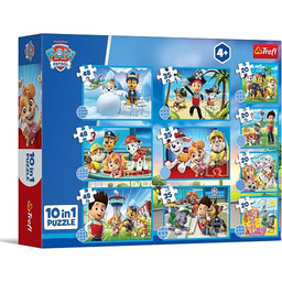 Trefl - Puzzle 20-48 Elementów, 10w1: Dzielna Drużyna