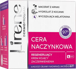 Lirene - Cera Naczynkowa - Regenerujący krem kojący