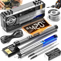 Bezprzewodowy Lutownica Precyzyjna Kolbowa Temp 3X Grot Łatwy