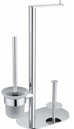 DEANTE Stojak na papier toaletowy ROUND chrom 3-funkcyjny