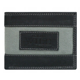 Portfel męski skórzany Always Wild N992-JEANS czarny