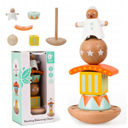 Układanka Dla Rocznego Dziecka Drewniane Klocki Piramida Balans