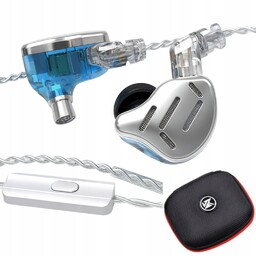 Kz Zax Słuchawki Dokanałowe Hybrydowe Hifi 1DD 7BA