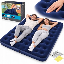 Bestway 203x152x22cm materac dwuosobowy dmuchany do spania