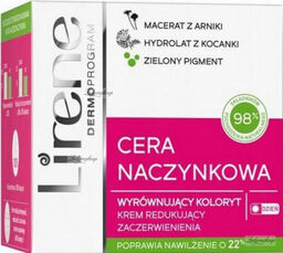 Lirene - Cera Naczynkowa - Wyrównujący koloryt krem