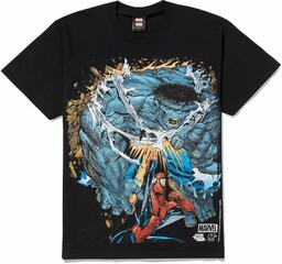 t-shirt męski HUF (MARVEL) BATTLE TEE Black