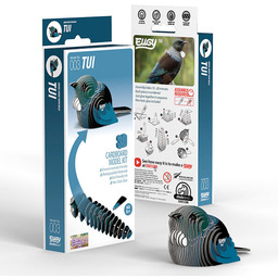 EUGY Puzzle 3d dla dzieci Układanka Ptak Kędziornik