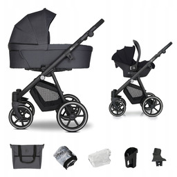 Wózek dziecięcy Emjot Eq 2.0 gondola fotelik samochodowy