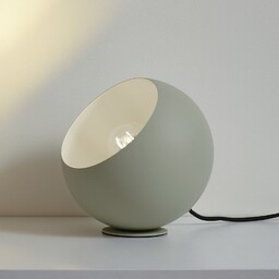 Lampa Stołowa Lindby, Solomia, zielony, salon, metal, nowoczesny