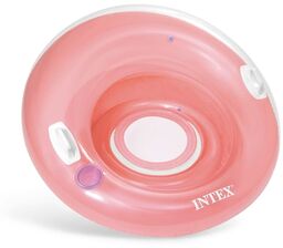Fotel dmuchany z uchwytami, kółko, Intex, 119 cm,