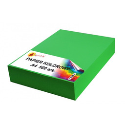 Papier kolorowy A4 80g zielony groszek 2403-100 2403-500,