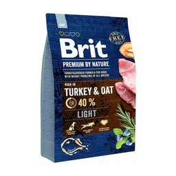 Brit Premium By Nature Light Indyk Niskokaloryczna 3kg
