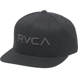 czapka męska RVCA TWILL SNAPBACK II Black/Charcoal -
