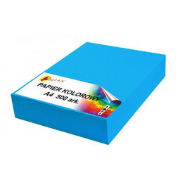 Papier kolorowy A4 80g niebieski intensywny 3534 3534-500,