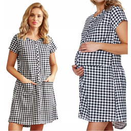 Koszula do karmienia ciążowa rozpinana DOCTOR NAP 9444