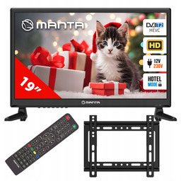 Telewizor 19 Cali Led Hd Dvbt Ips Zasilanie