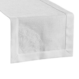 Eurofirany Obrus bieżnik 40x140 Elen biały