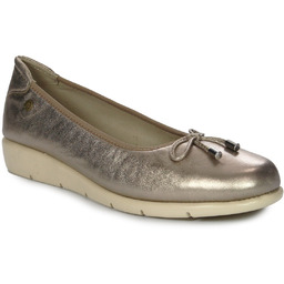 Maciejka Półbuty damskie skórzane złote-36