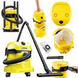 Odkurzacz Przemysłowy Karcher WD2 Plus Mocny 1000W Sucho