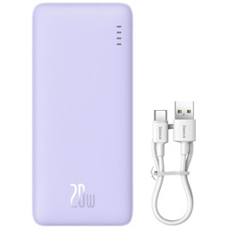 Powerbank BASEUS AIRPOW 20000MAH 20W (FIOLETOWY)