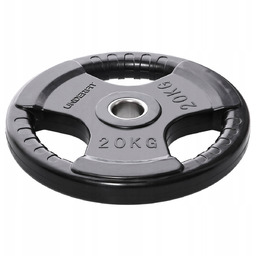 Gumowany Talerz Olimpijski Żeliwny Underfit 20 Kg