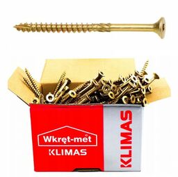 WKRĘT-MET Wkręty ciesielskie do drewna 5,0x100mm 200 szt.