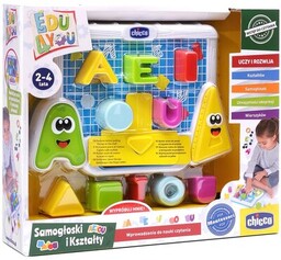 CHICCO Zabawka edukacyjna Edu4You Kolorowe samogłoski i kształty