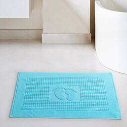 Decodoma Dywanik łazienkowy INES turkusowy 50 x 70