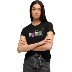 PUMA Graficzna koszulka ułożona PUMA czarna