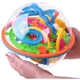 Duża INTELIGENTNA KULA 3D LABIRYNT GR0054